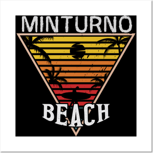 Beach day in Minturno Posters and Art